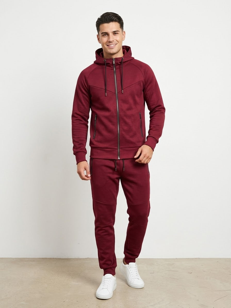 Tuta completa bordeaux