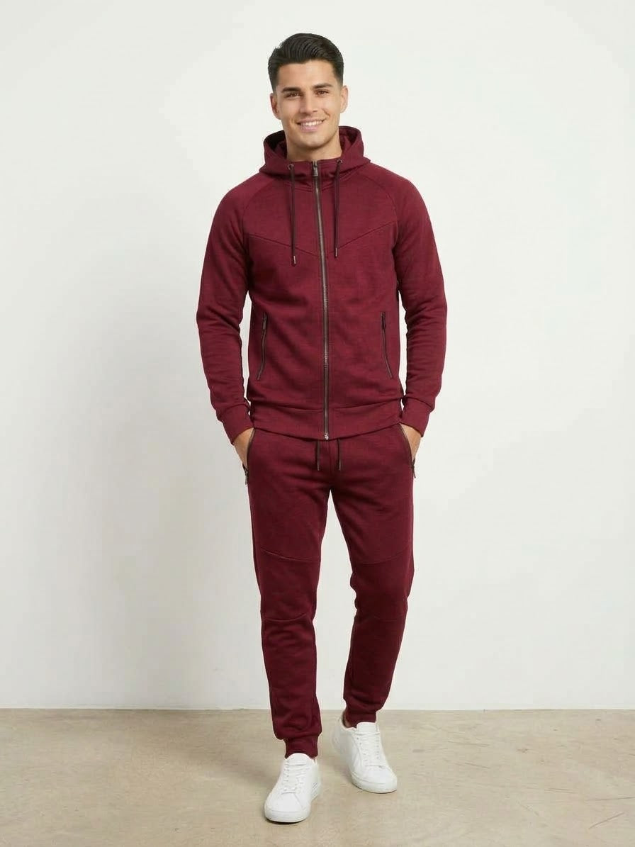 Tuta completa bordeaux