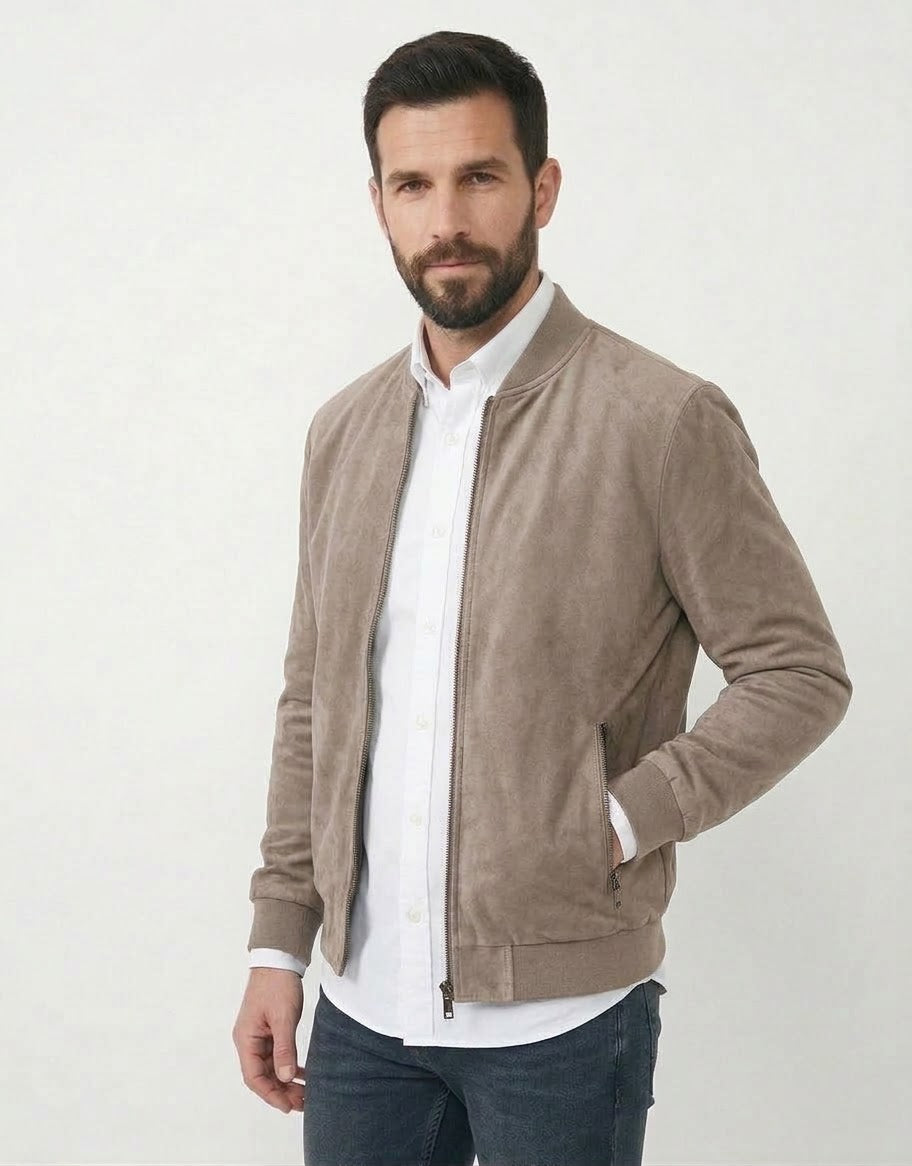 Giubbino modello rennino beige