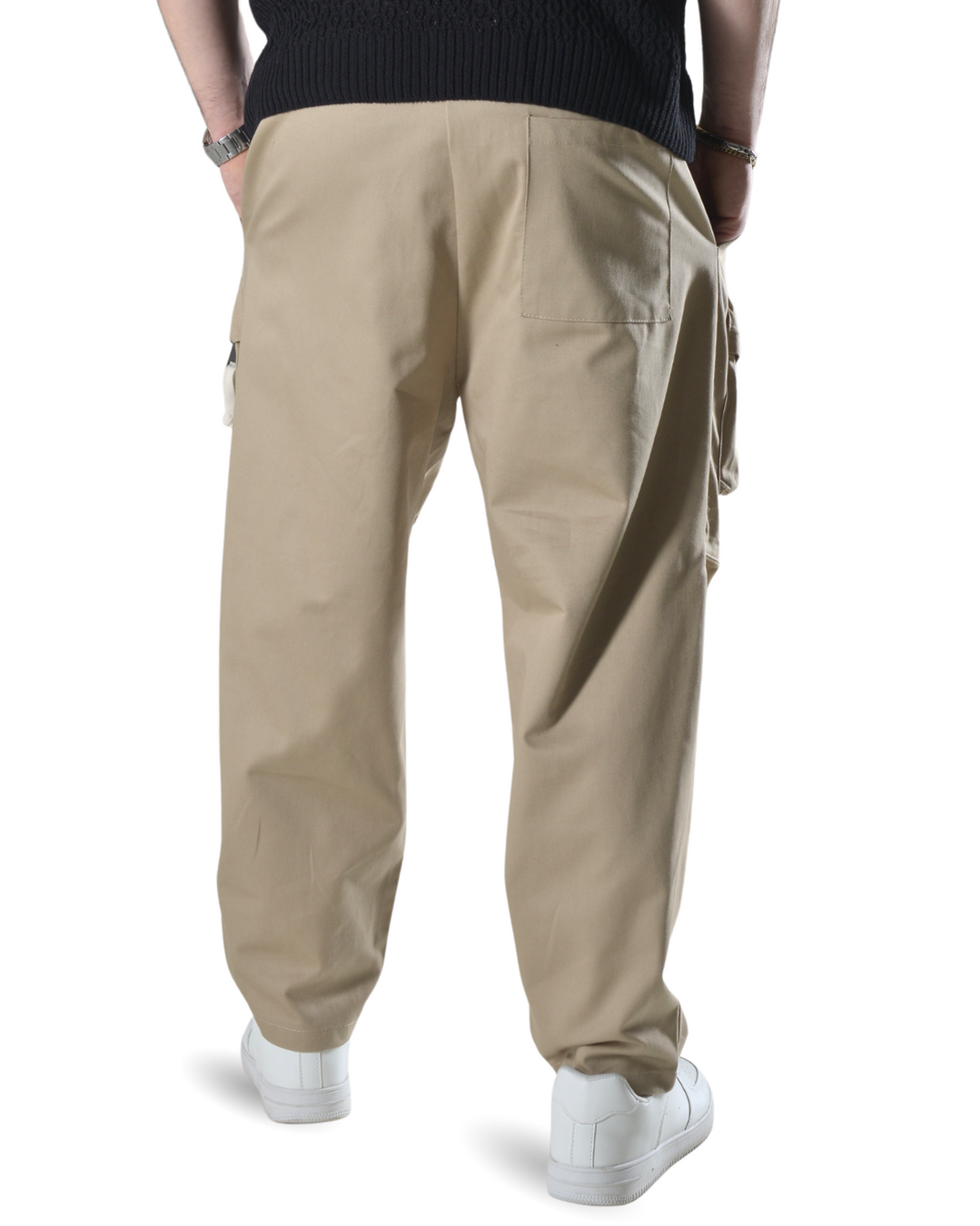 Pantalaccio oversize con tasconi frontali art 017203 beige
