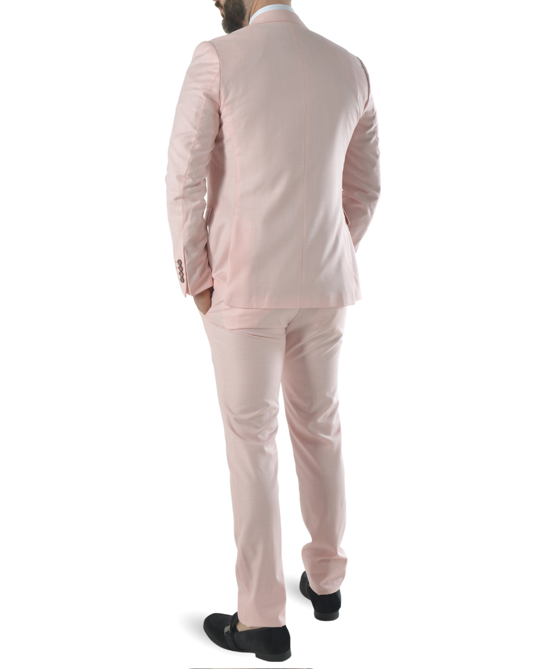Abito completo elegante con gilet art brh805 rosa