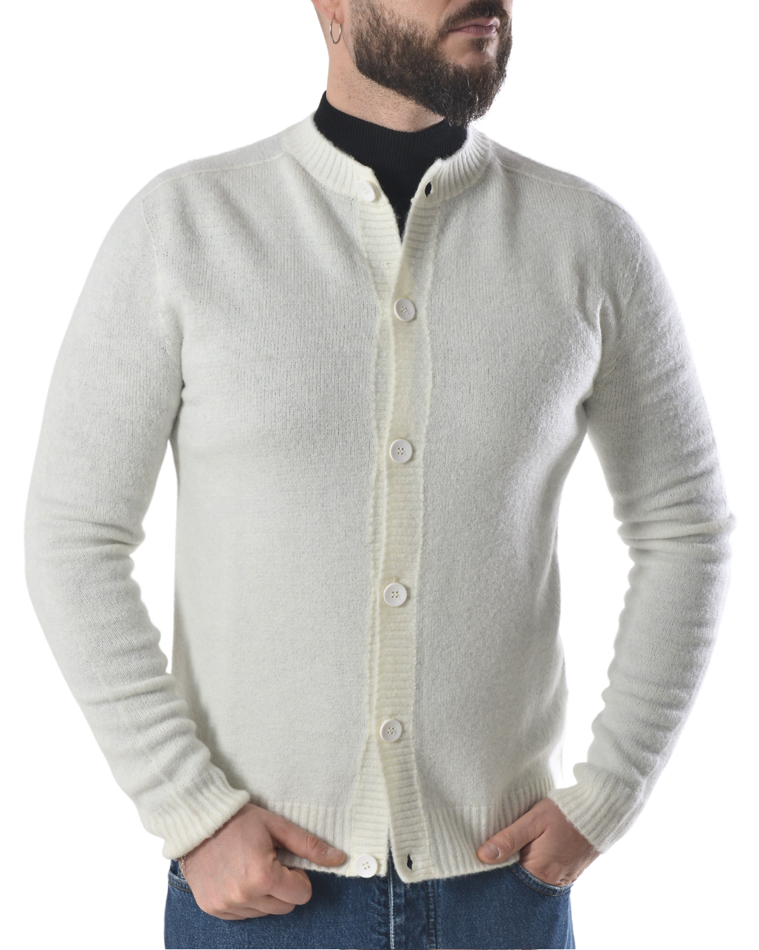 Cardigan art phc022 bianco