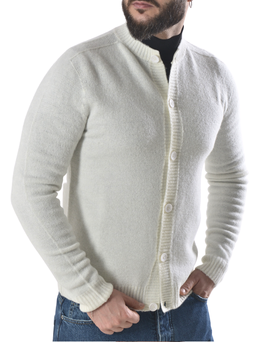 Cardigan art phc022 bianco