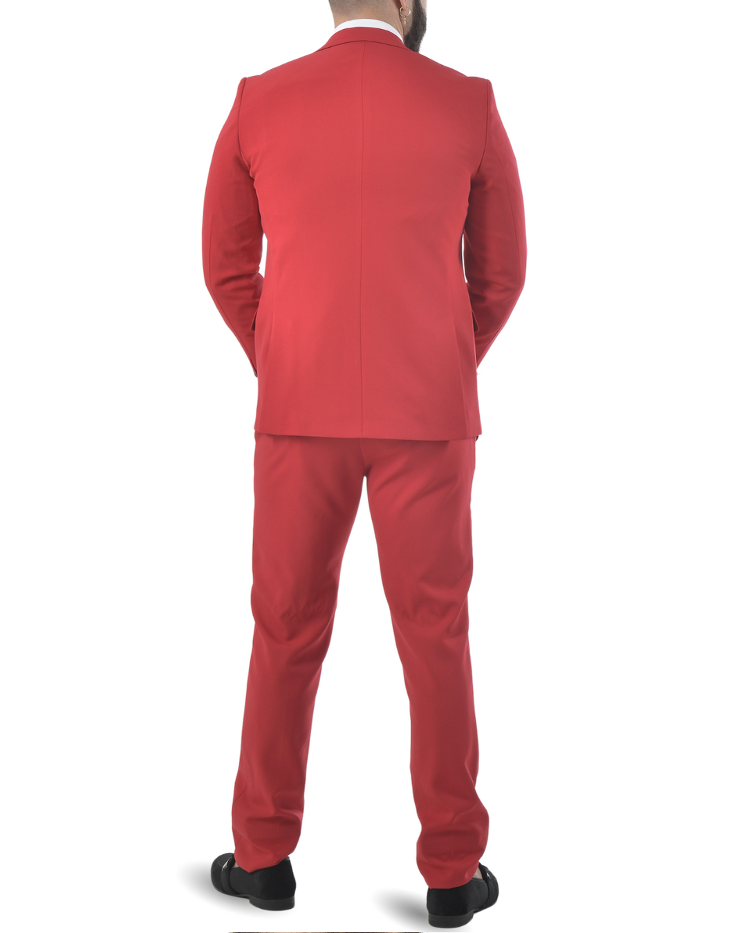 Abito completo con gilet art rosso impero
