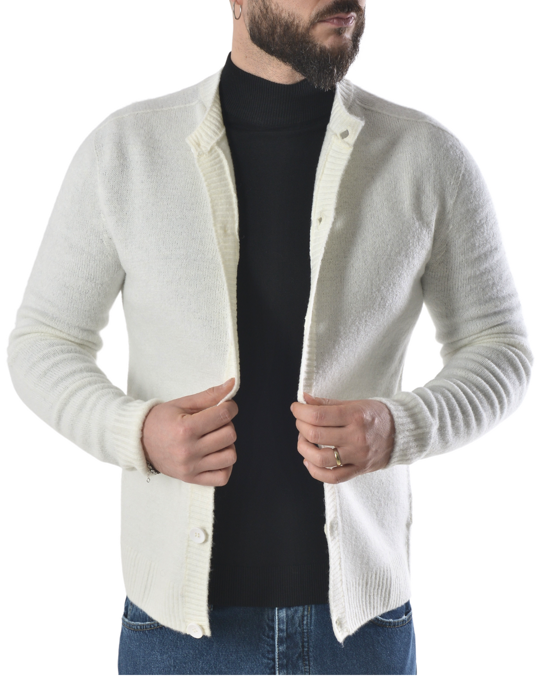 Cardigan art phc022 bianco