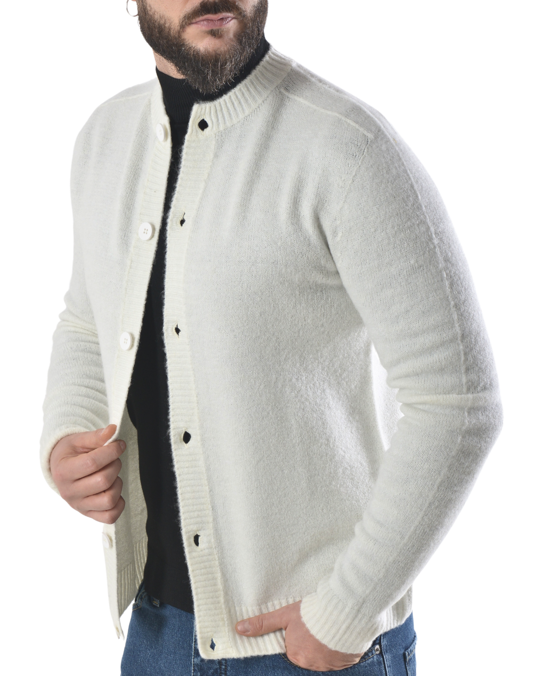 Cardigan art phc022 bianco