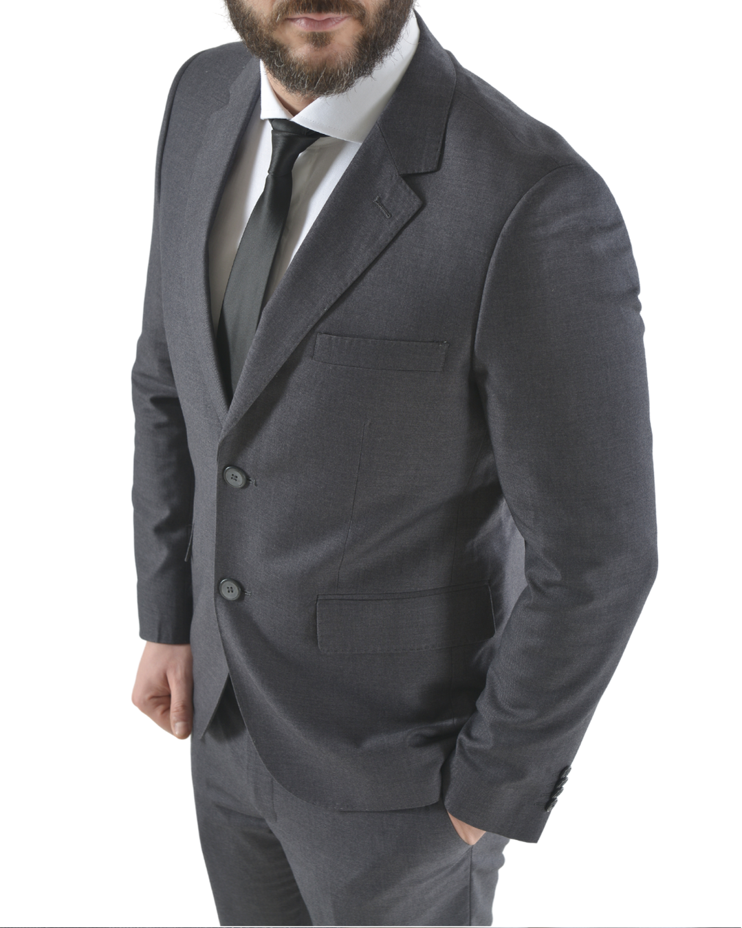 Abito completo elegante art regular grigio scuro