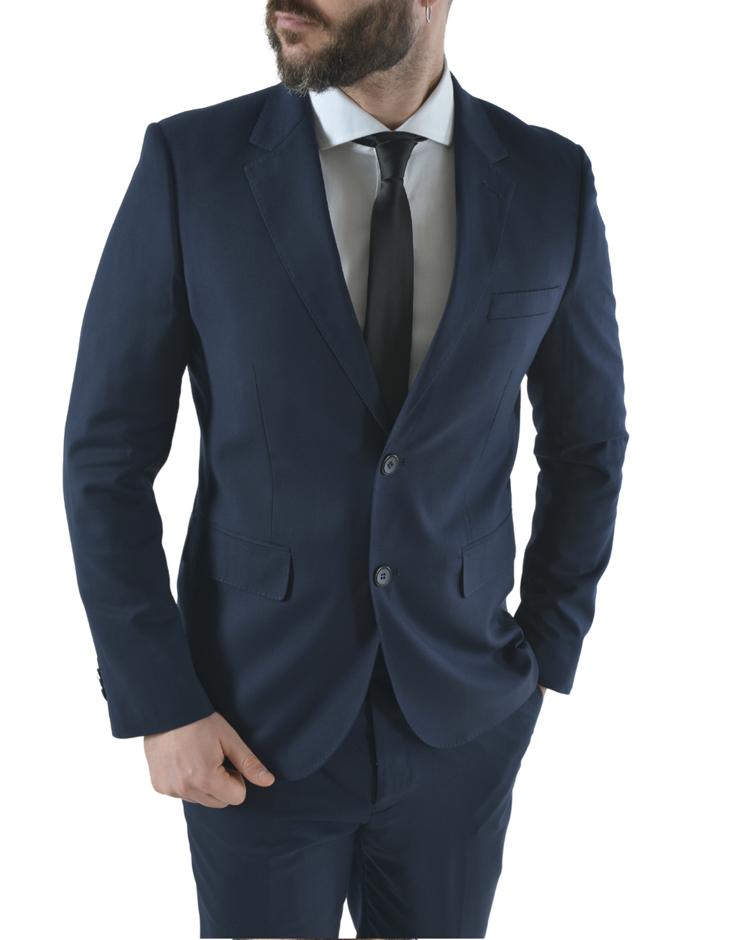 Abito completo elegante art regular blu scuro