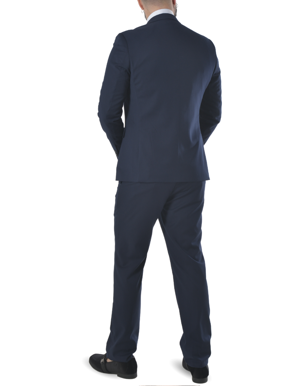 Abito completo elegante con gilet e cravattone art regular blu scuro