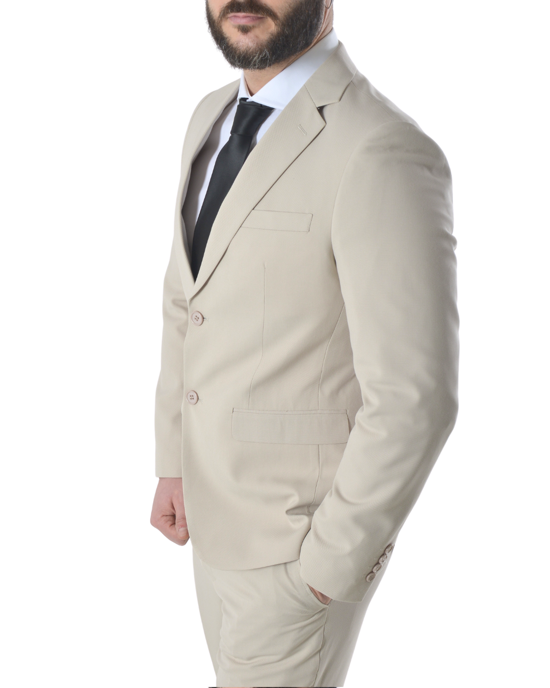 Abito completo art s9212-71 slim fit beige chiaro
