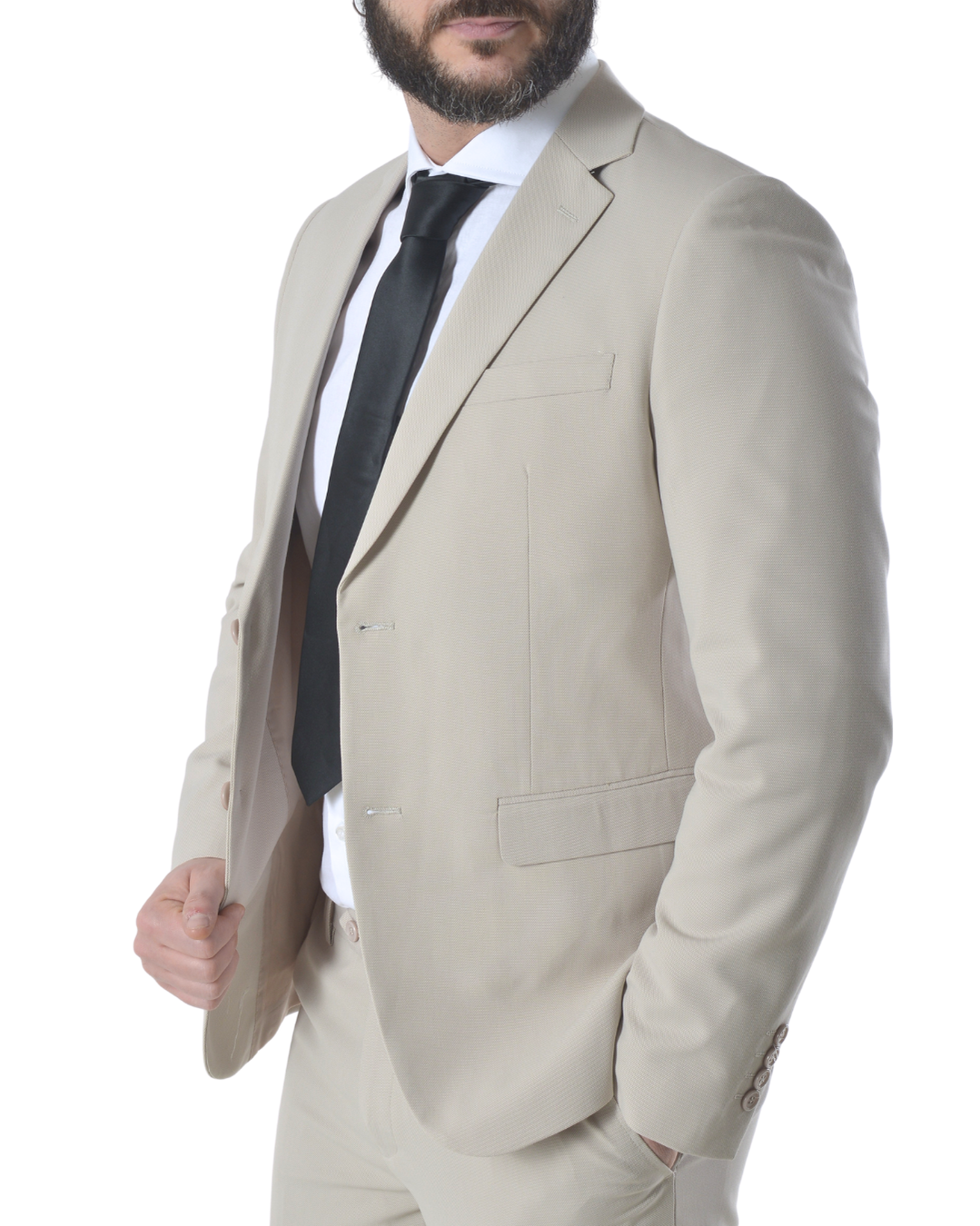 Abito completo art s9212-71 slim fit beige chiaro