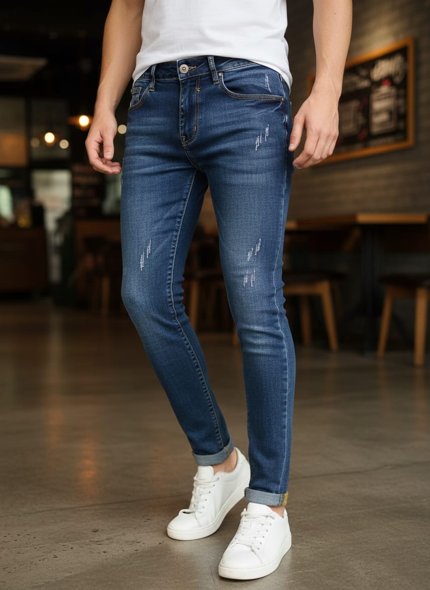 Jeans slim art m2689 denim scuro