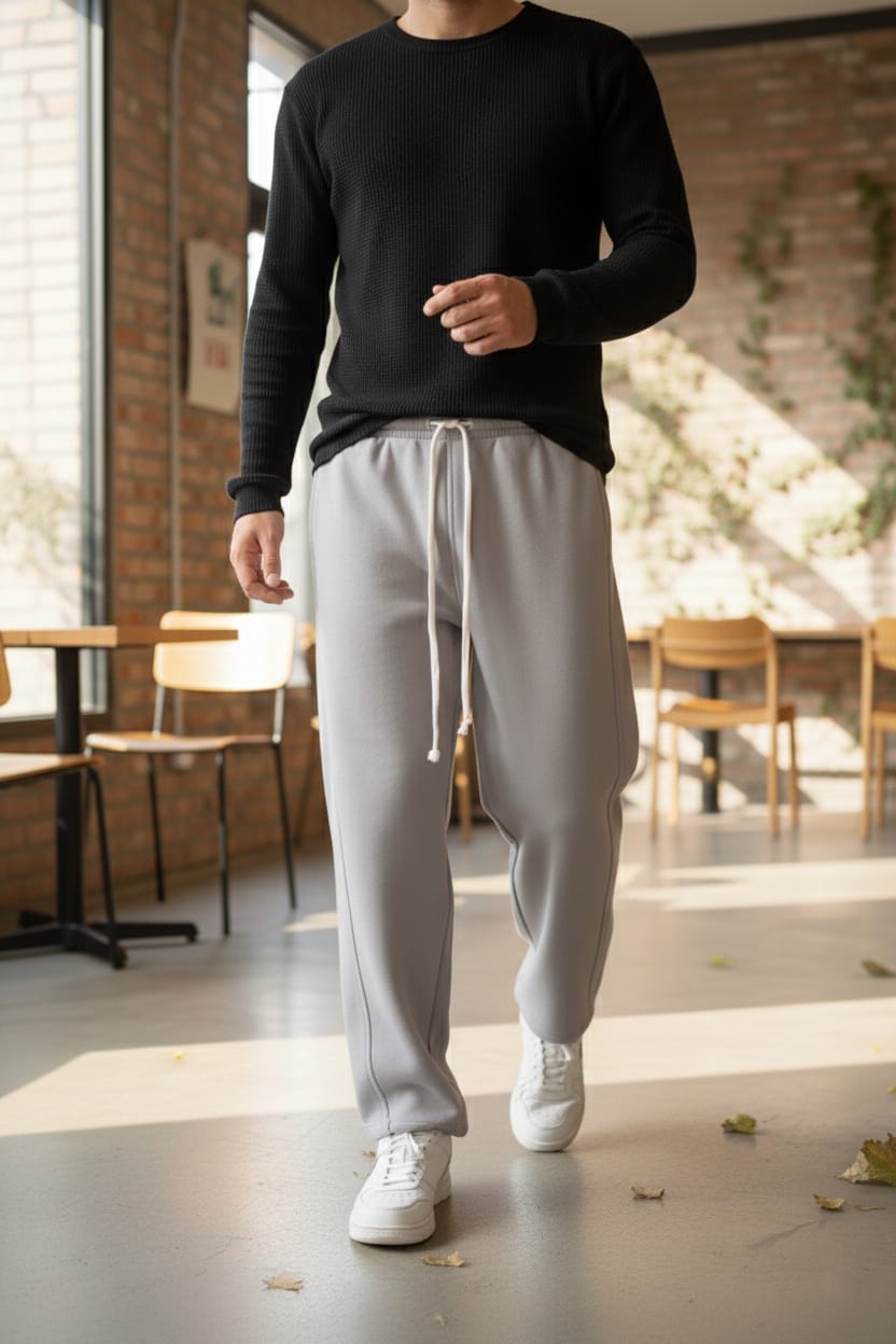 Pantalaccio tuta baggy fit art 018306 grigio