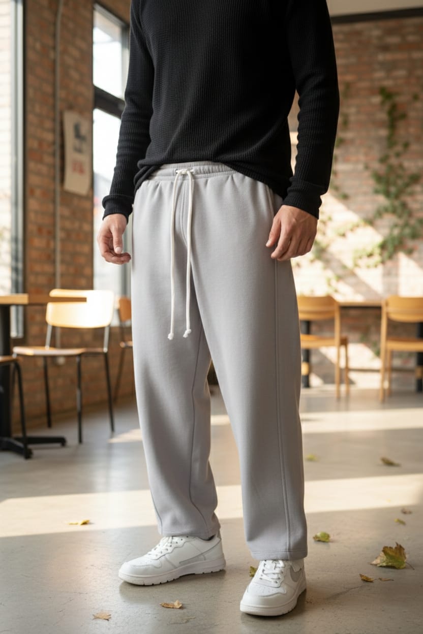 Pantalaccio tuta baggy fit art 018306 grigio