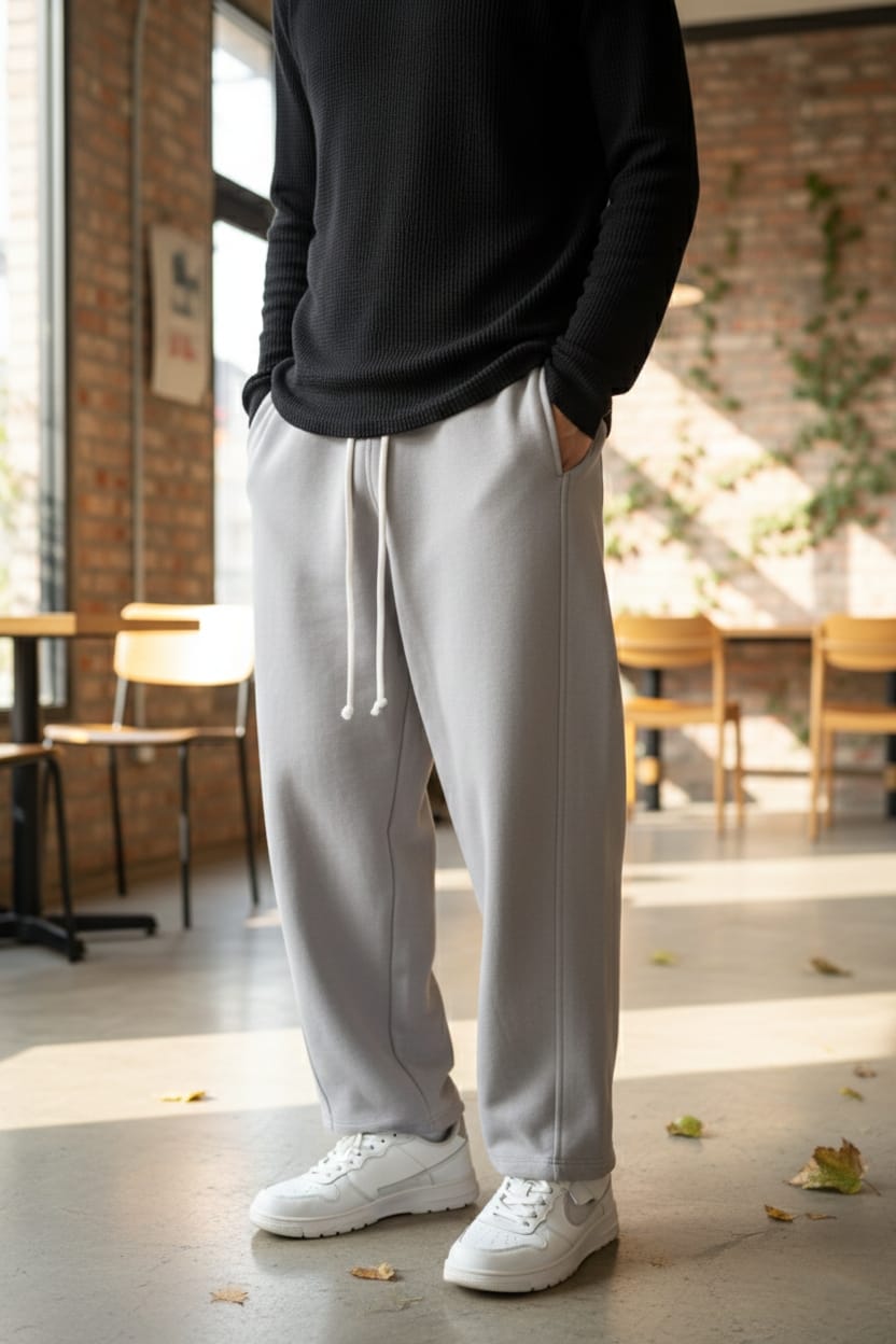 Pantalaccio tuta baggy fit art 018306 grigio