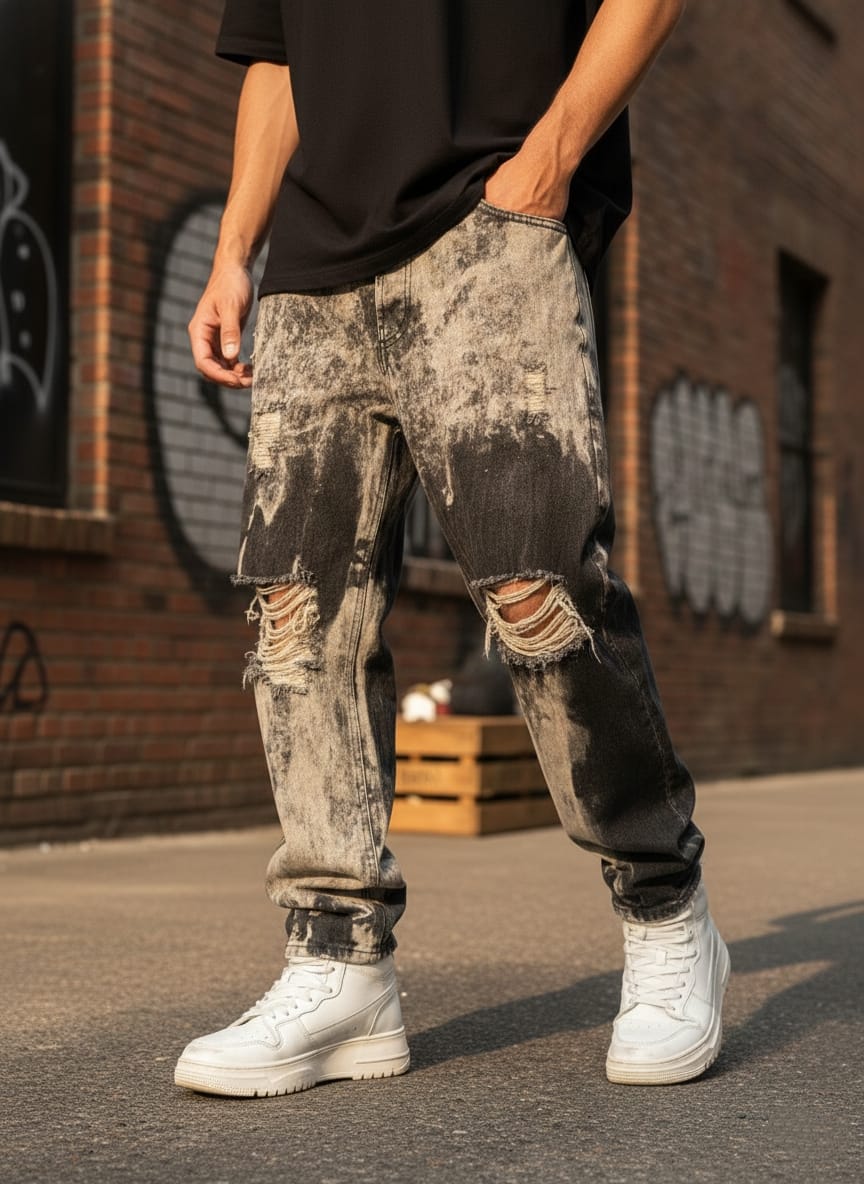 Jeans baggy fit art tango-35