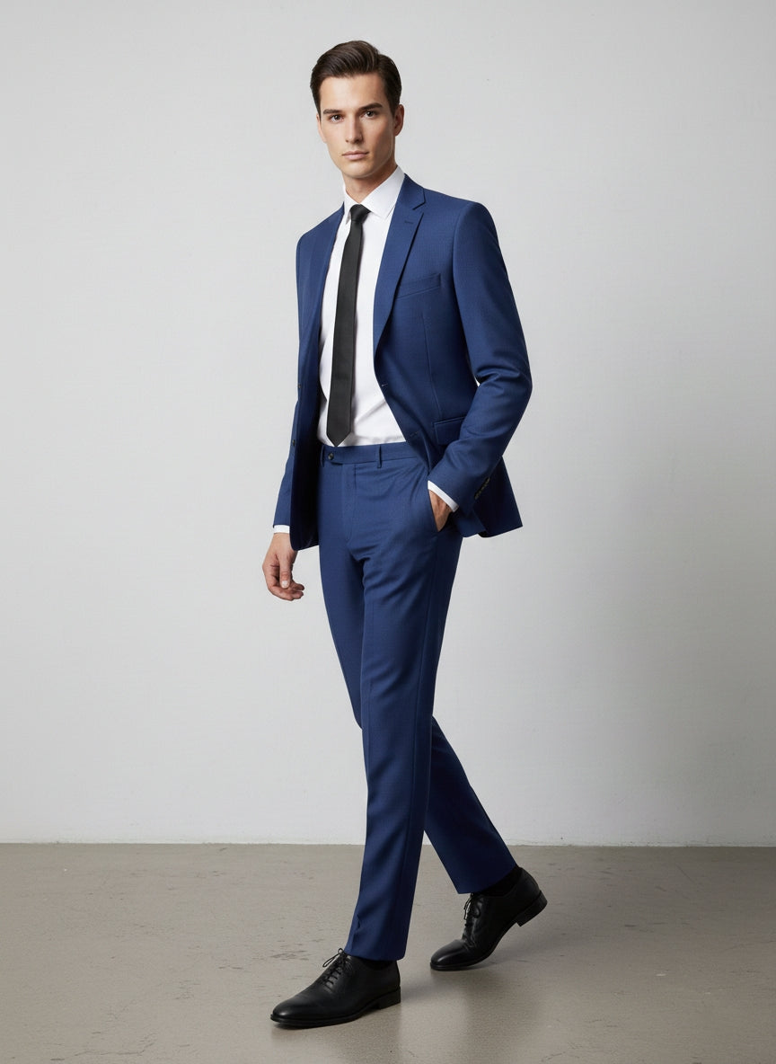 Abito completo art s9212-4 slim fit blu