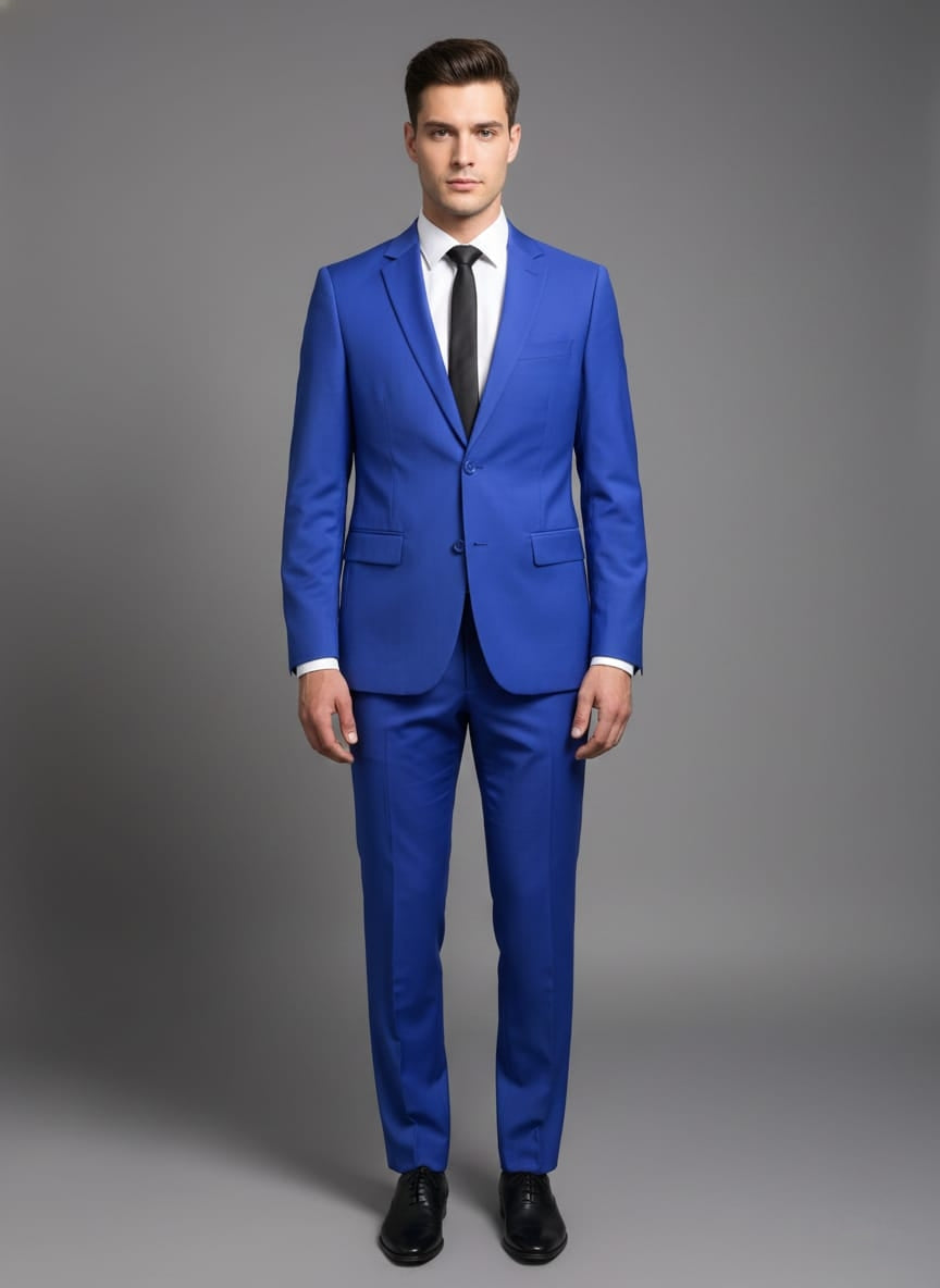 Abito completo giacca e pantalone art regular azzurro