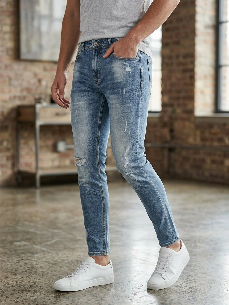 Jeans slim fit art x-073k-a# denim chiaro