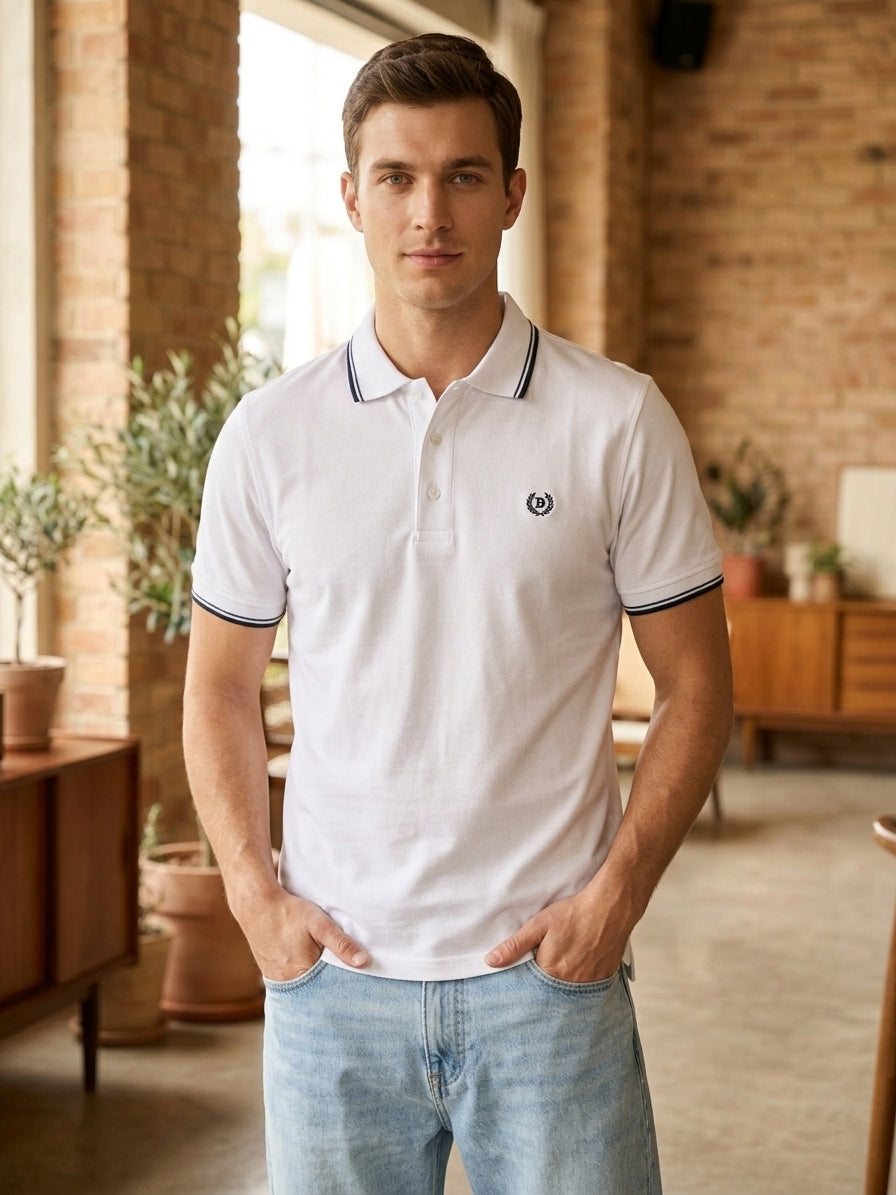 Polo maniche corte BE BOARD art 9002 color bianco