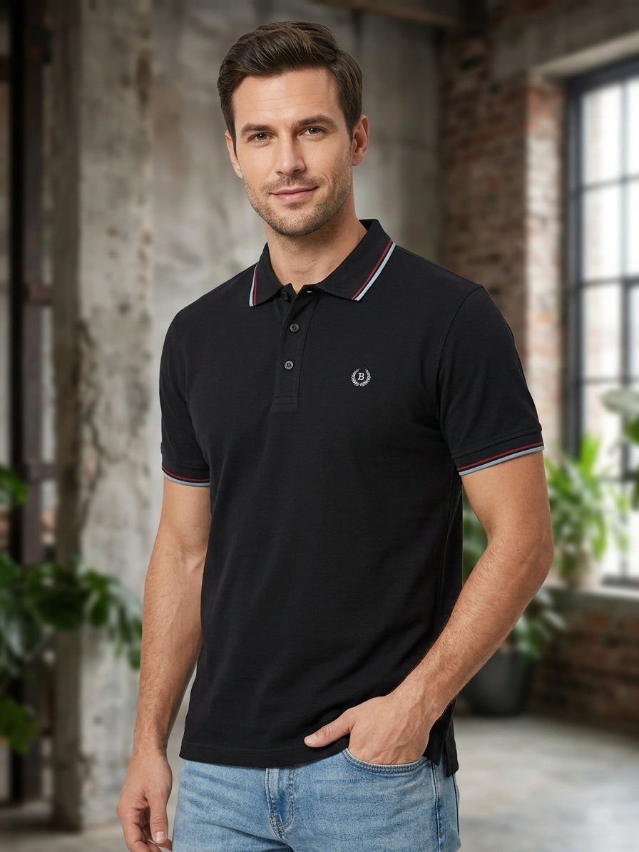 Polo maniche corte BE BOARD art 9002 color nero
