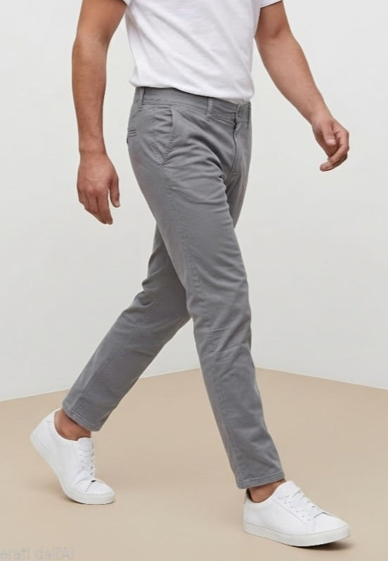 Pantalone grigio tasca america