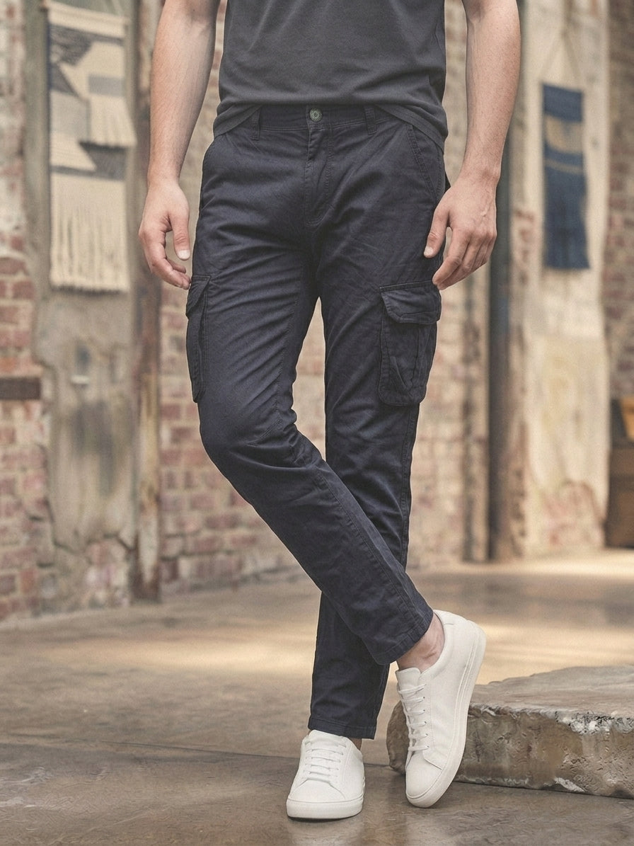Pantalone cargo art. L2030# blu