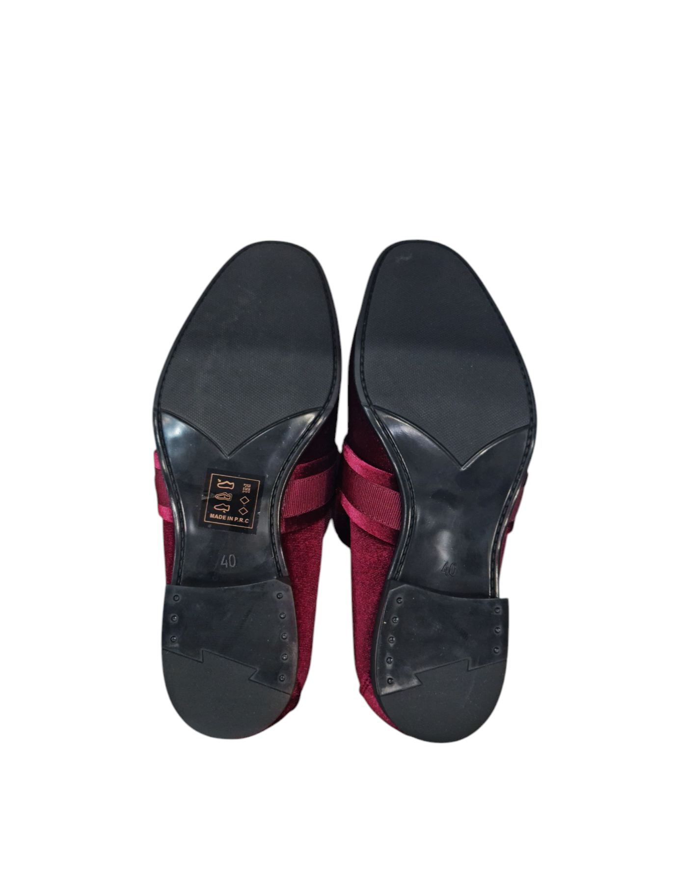 Mocassino elegante art vellutato bordeaux