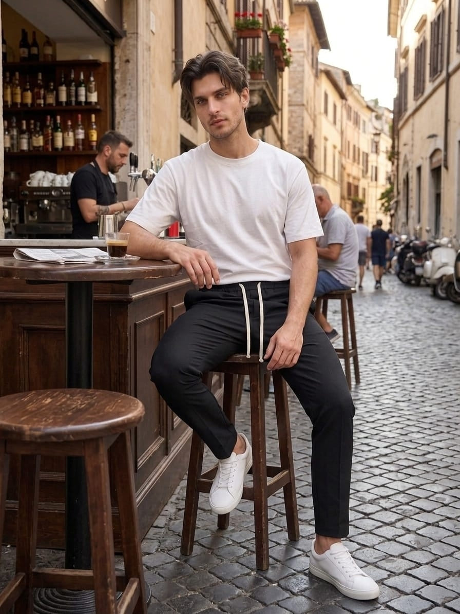 Pantalaccio basic art 8050 nero