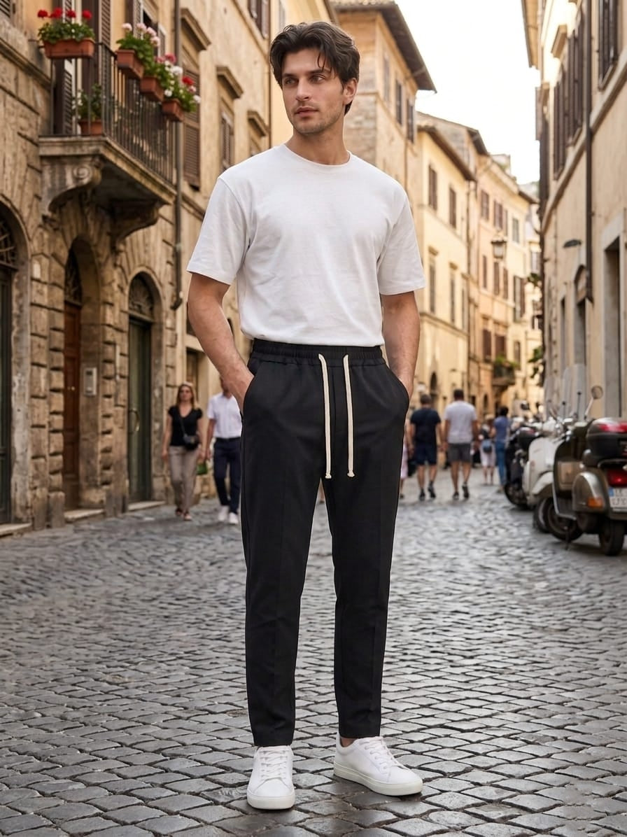 Pantalaccio basic art 8050 nero