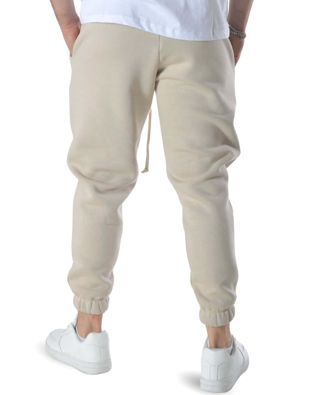 Pantalone tuta tinta unita art 2021-pc beige