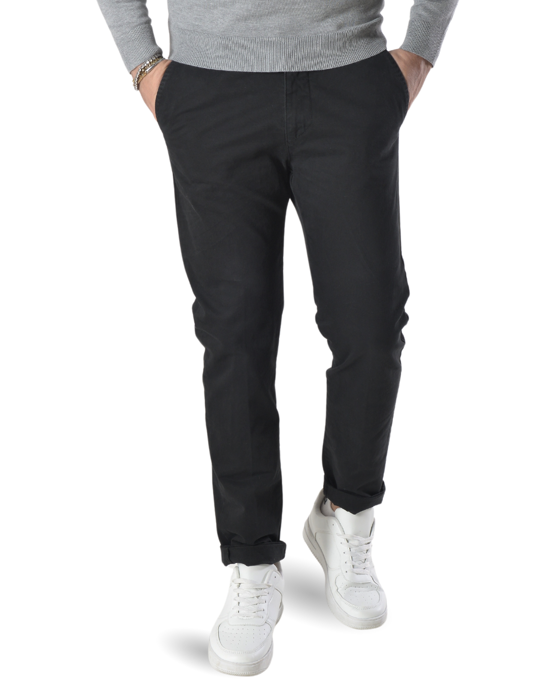 Pantalone basic elegante art t.america nero