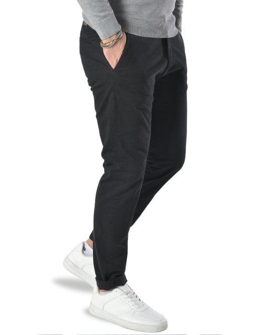 Pantalone basic elegante art t.america nero