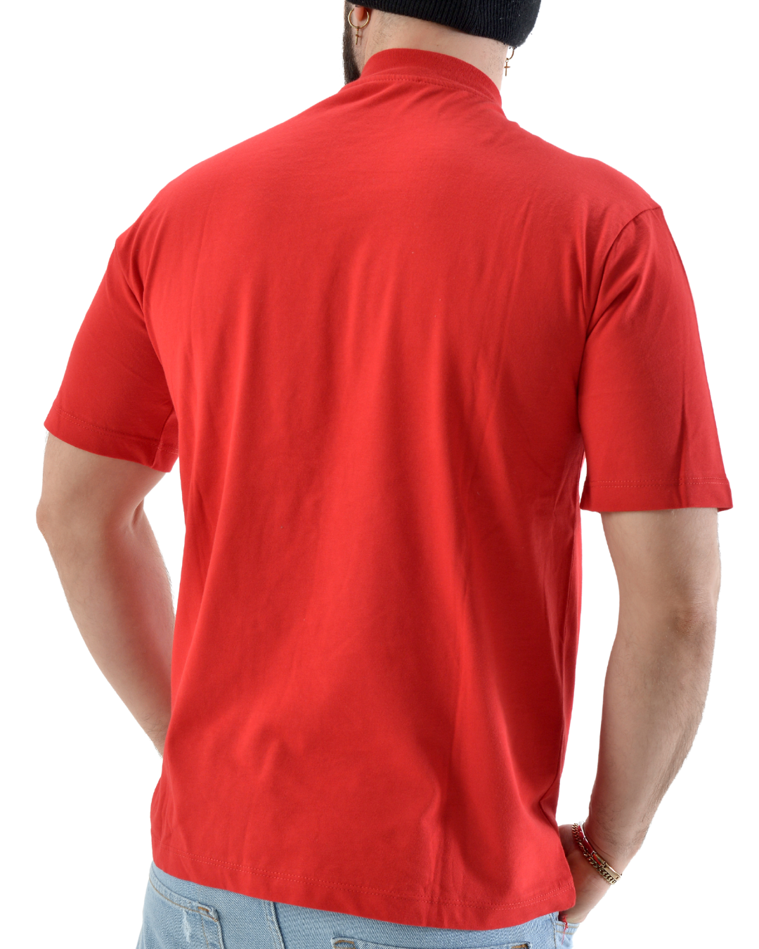 T-shirt oversize rossa