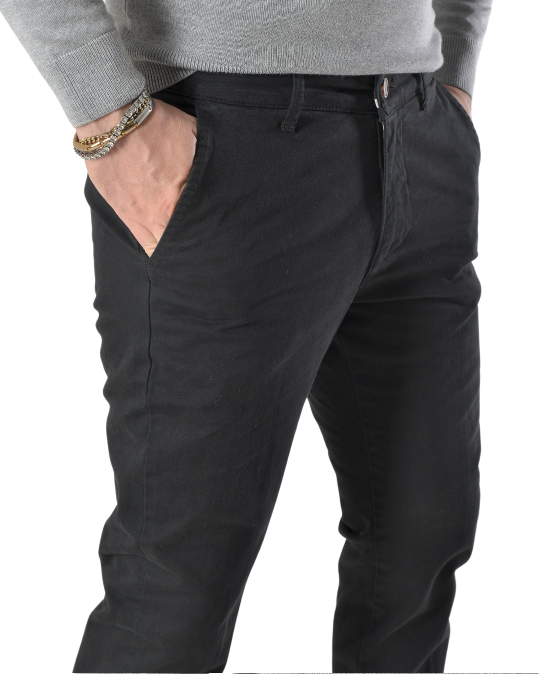 Pantalone basic elegante art t.america nero