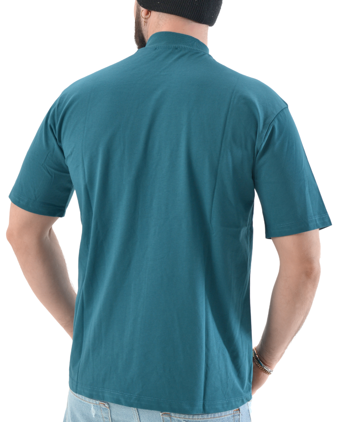 T-shirt oversize verde ottanio