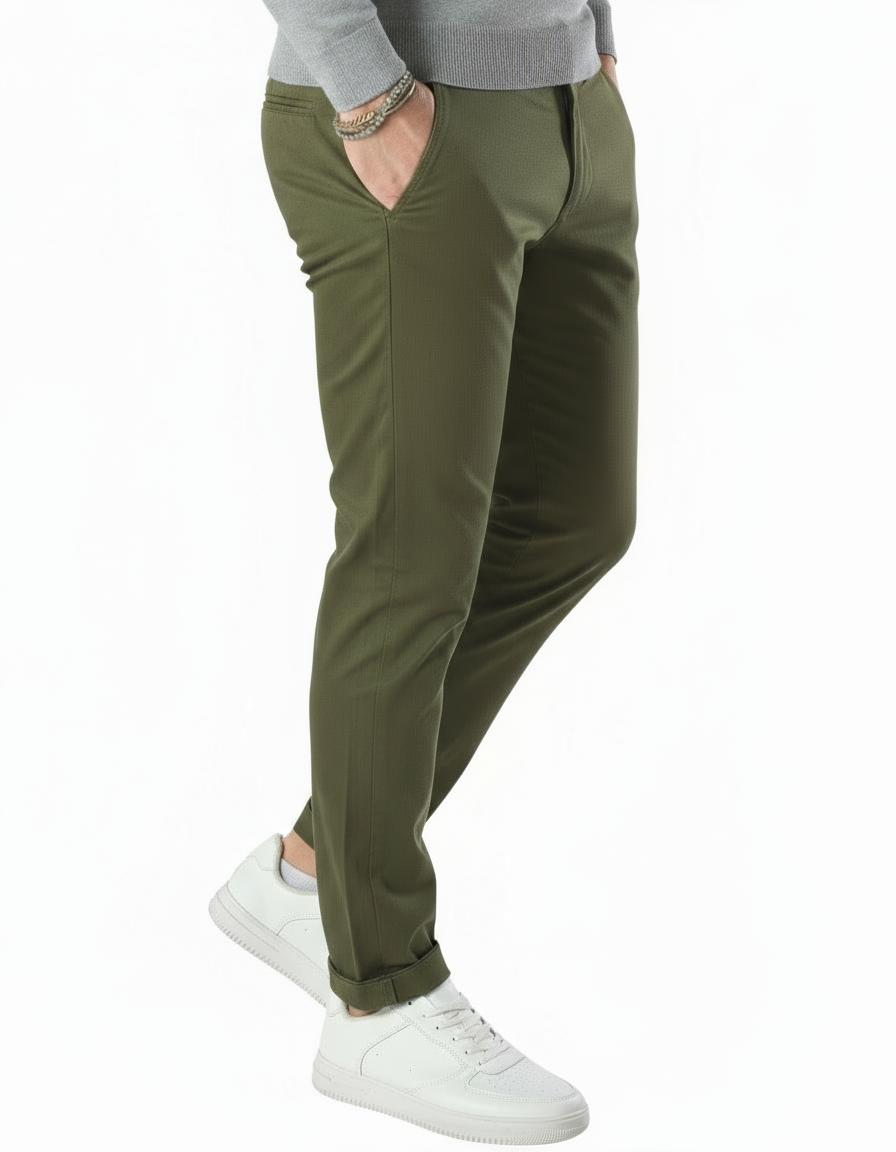 Pantalone basic elegante art t.america verde