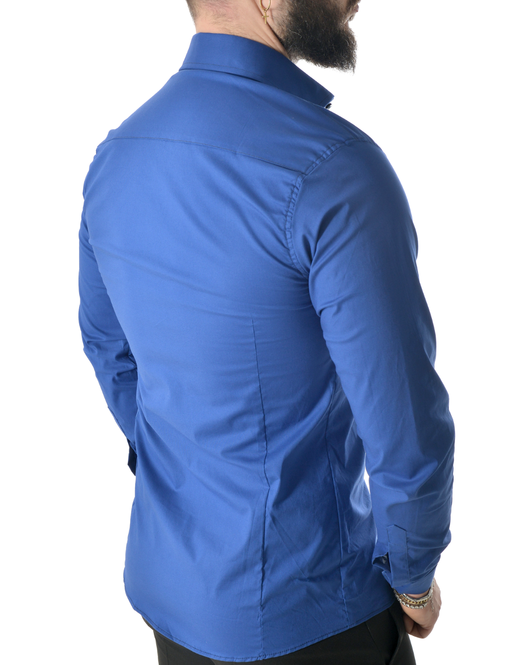 Camicia slim azzurra