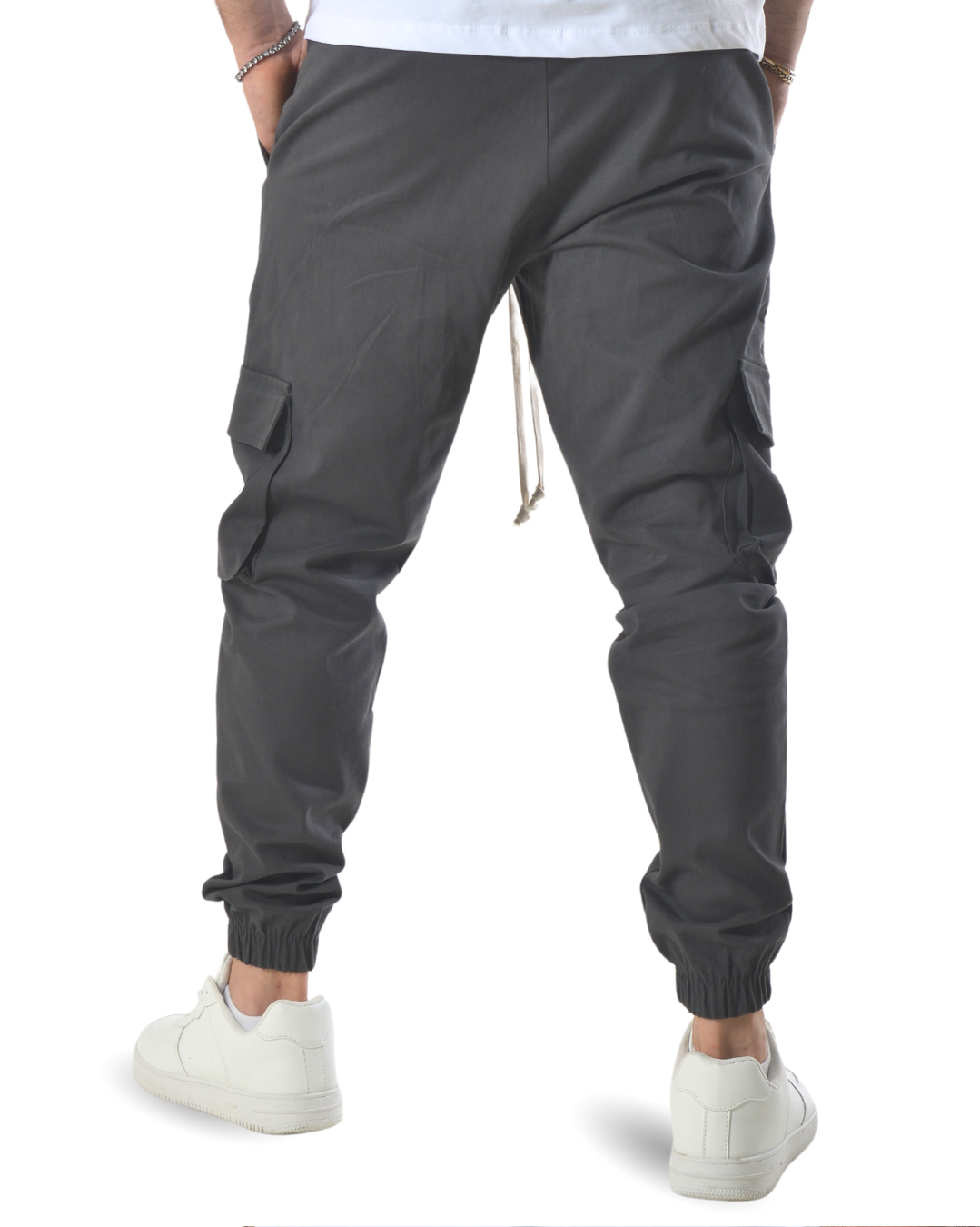 Pantalaccio cargo con tascone laterale art 8030 grigio scuro