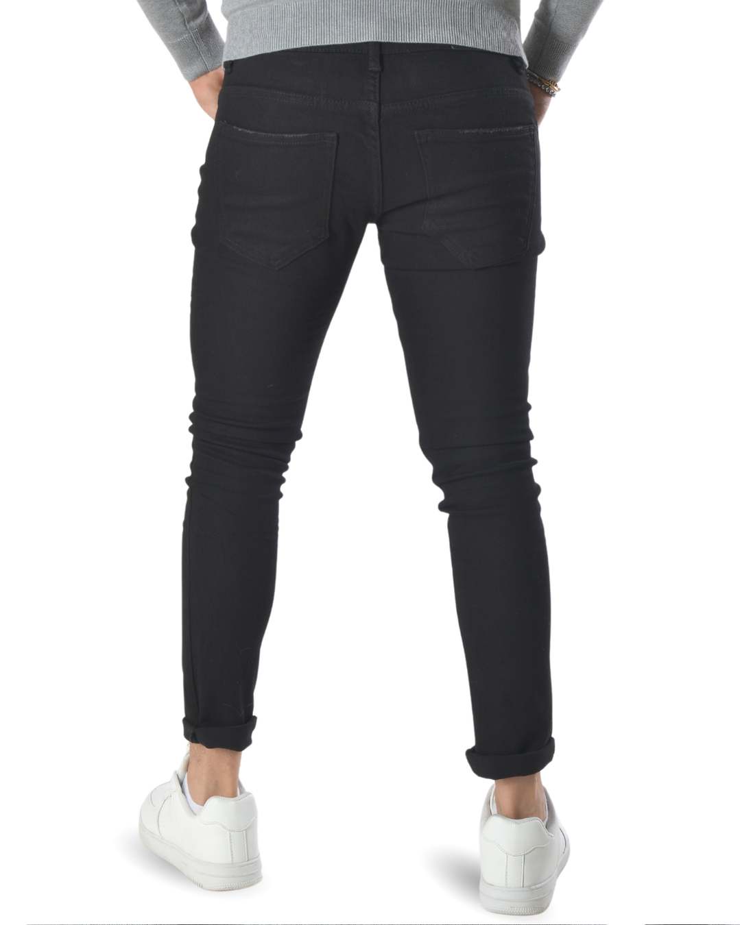 Jeans basic slim art 758 nero