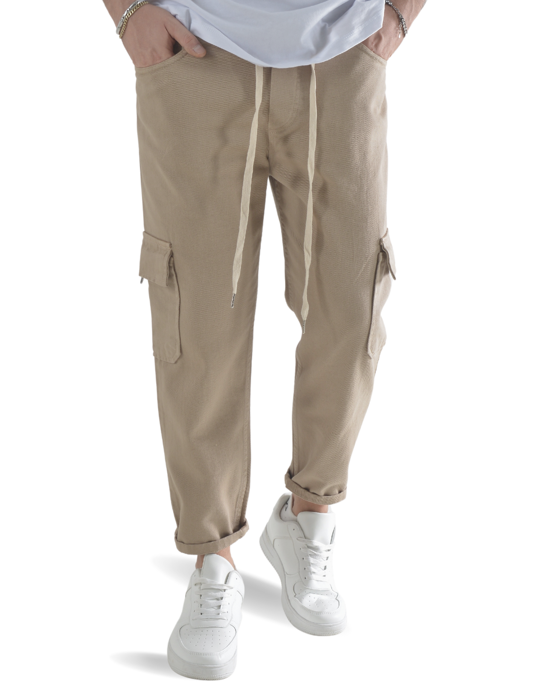 Pantalaccio con tascone beige art 4010