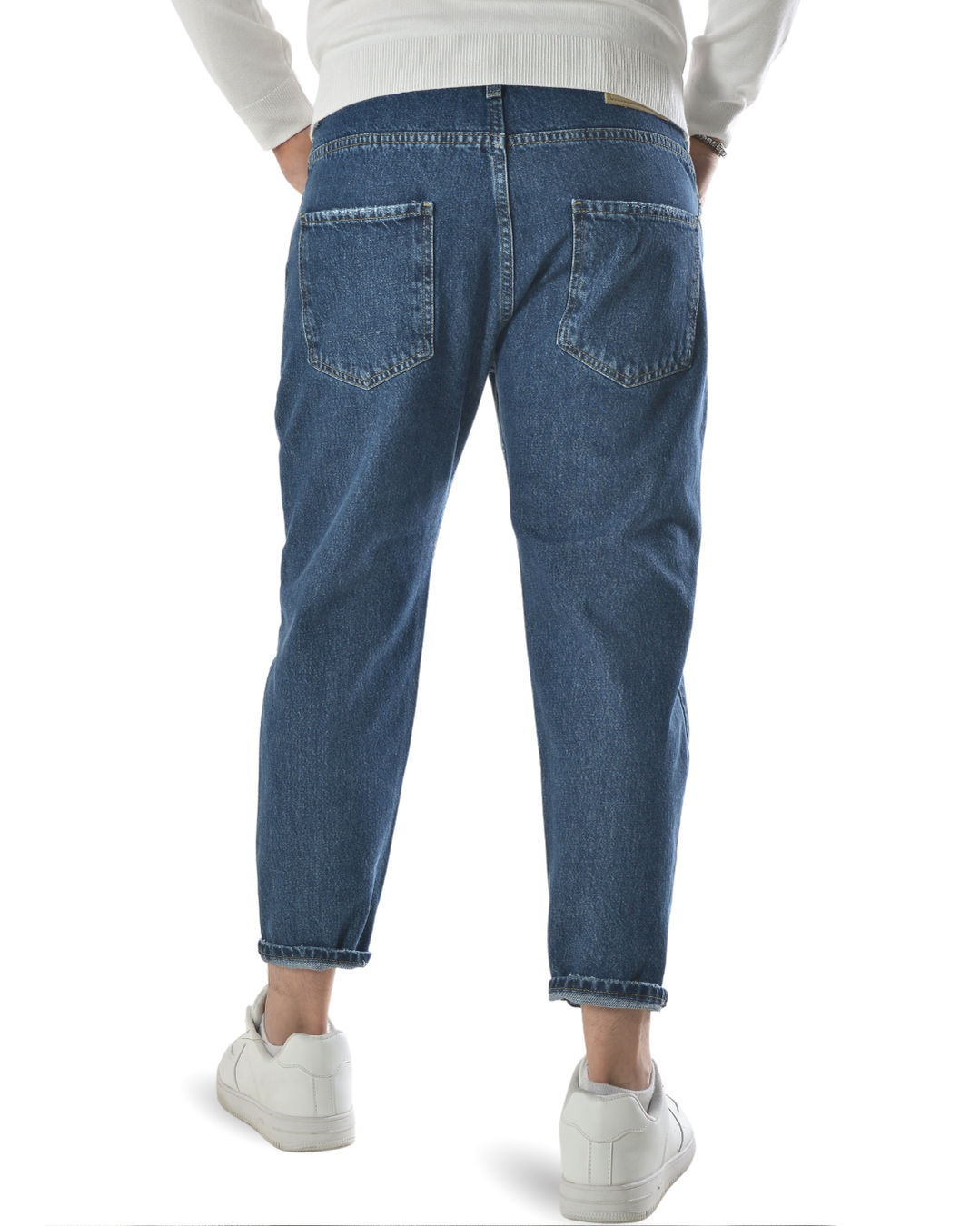 Jeans oversize carrot art. 2n denim scuro