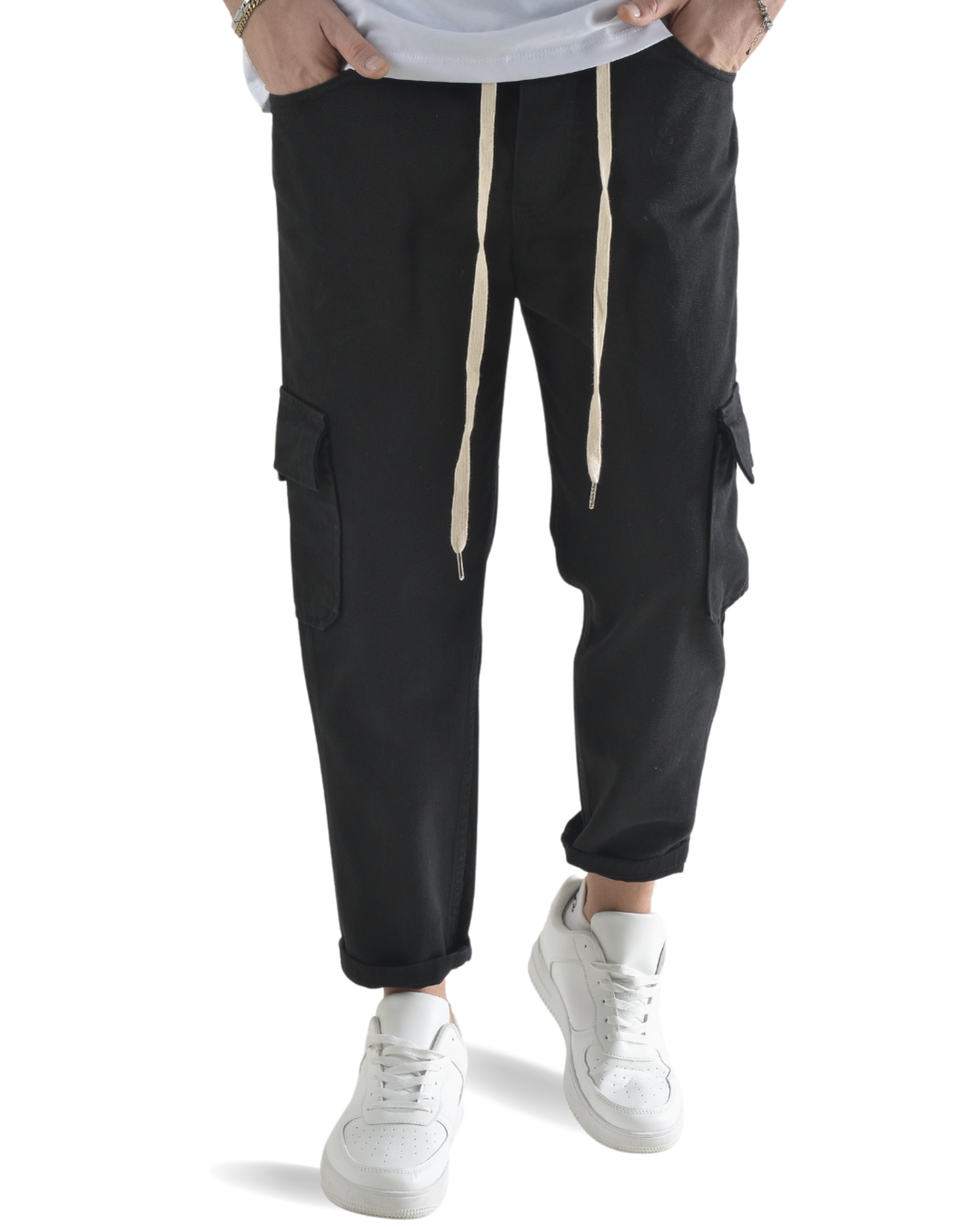 Pantalaccio con tascone nero art 4010