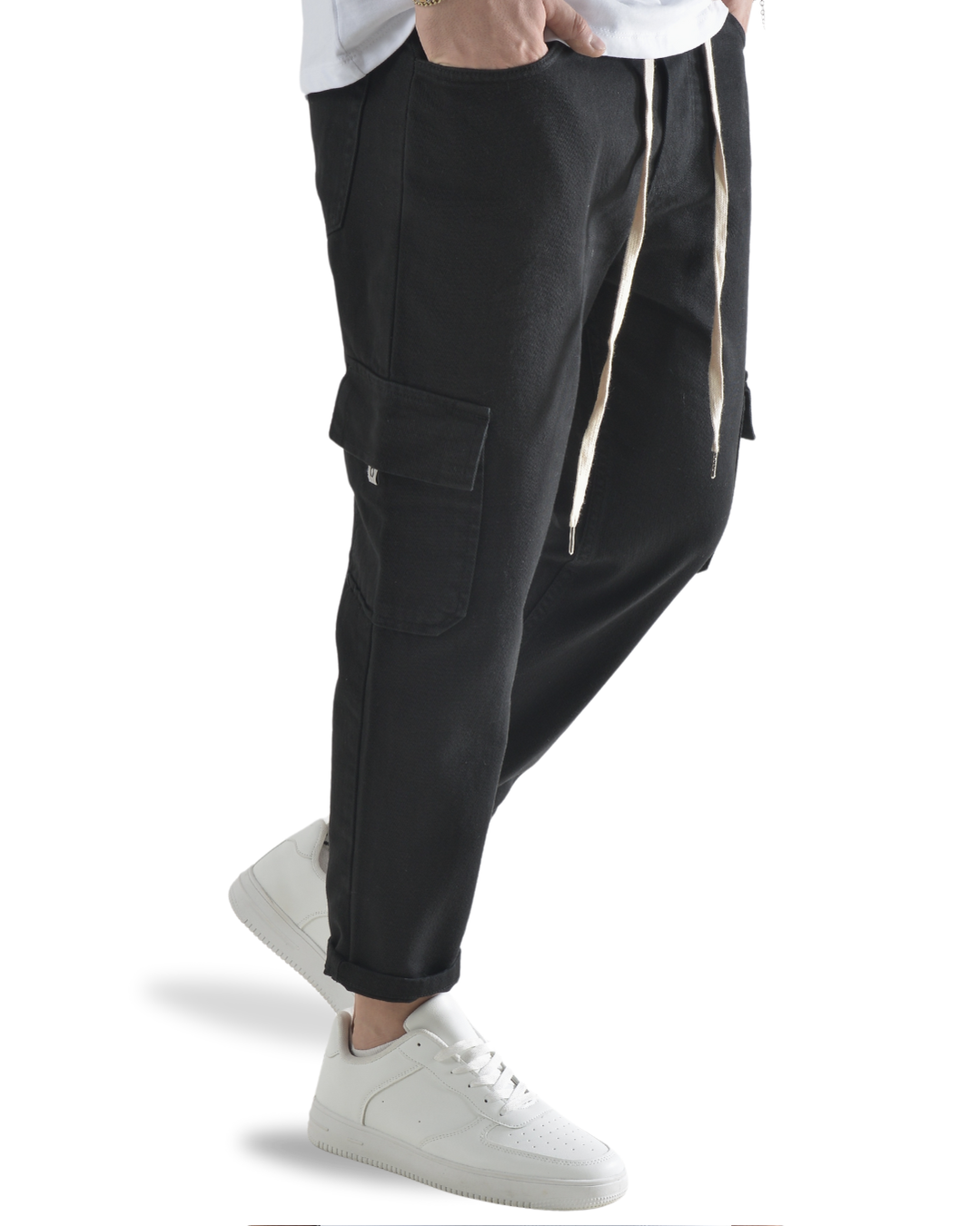 Pantalaccio con tascone nero art 4010