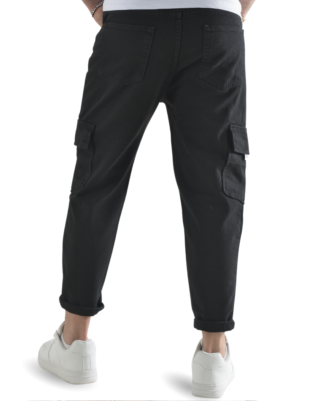 Pantalaccio con tascone nero art 4010