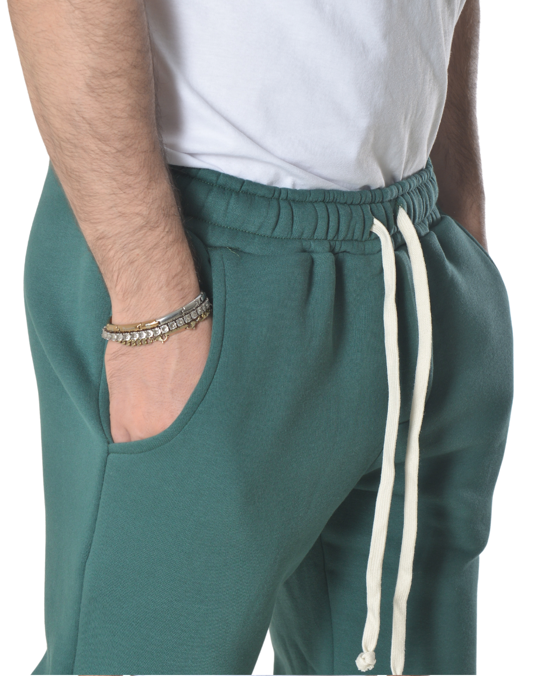 Pantalone tuta tinta unita art 2021-pc verde