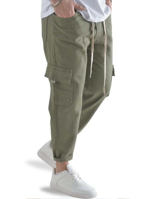 Pantalaccio con tascone laterale verde art 4010