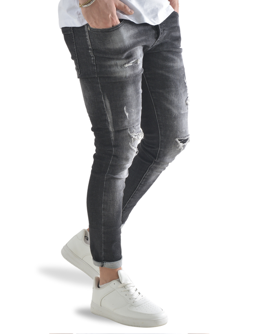 Jeans slim fit grigio scuro art 272704