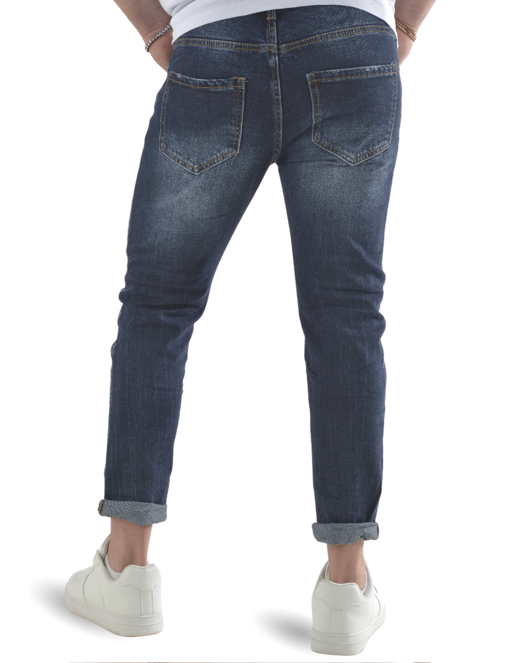 Jeans slim fit blu scuro art 272717