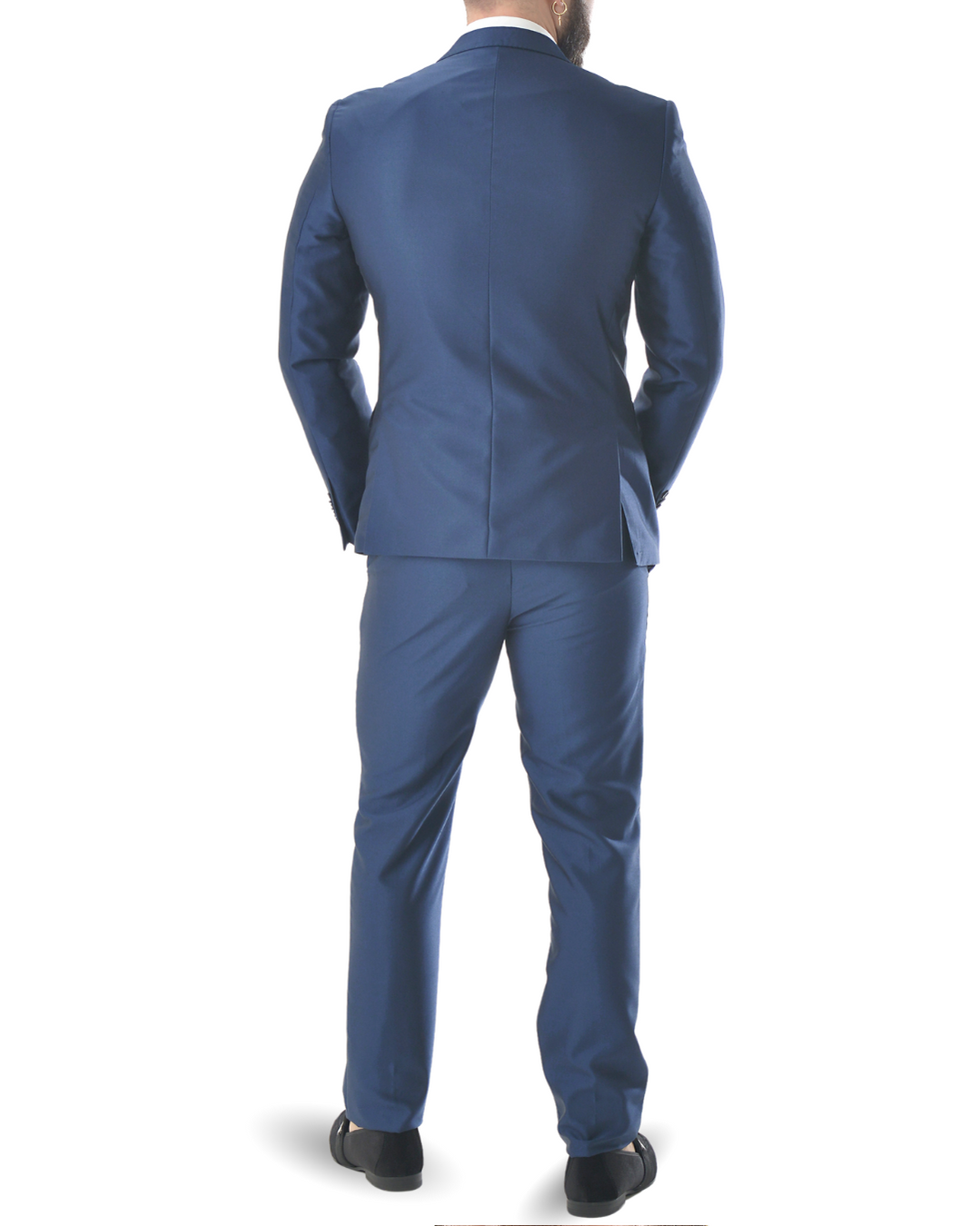 Abito completo giacca e pantalone azzurro classico